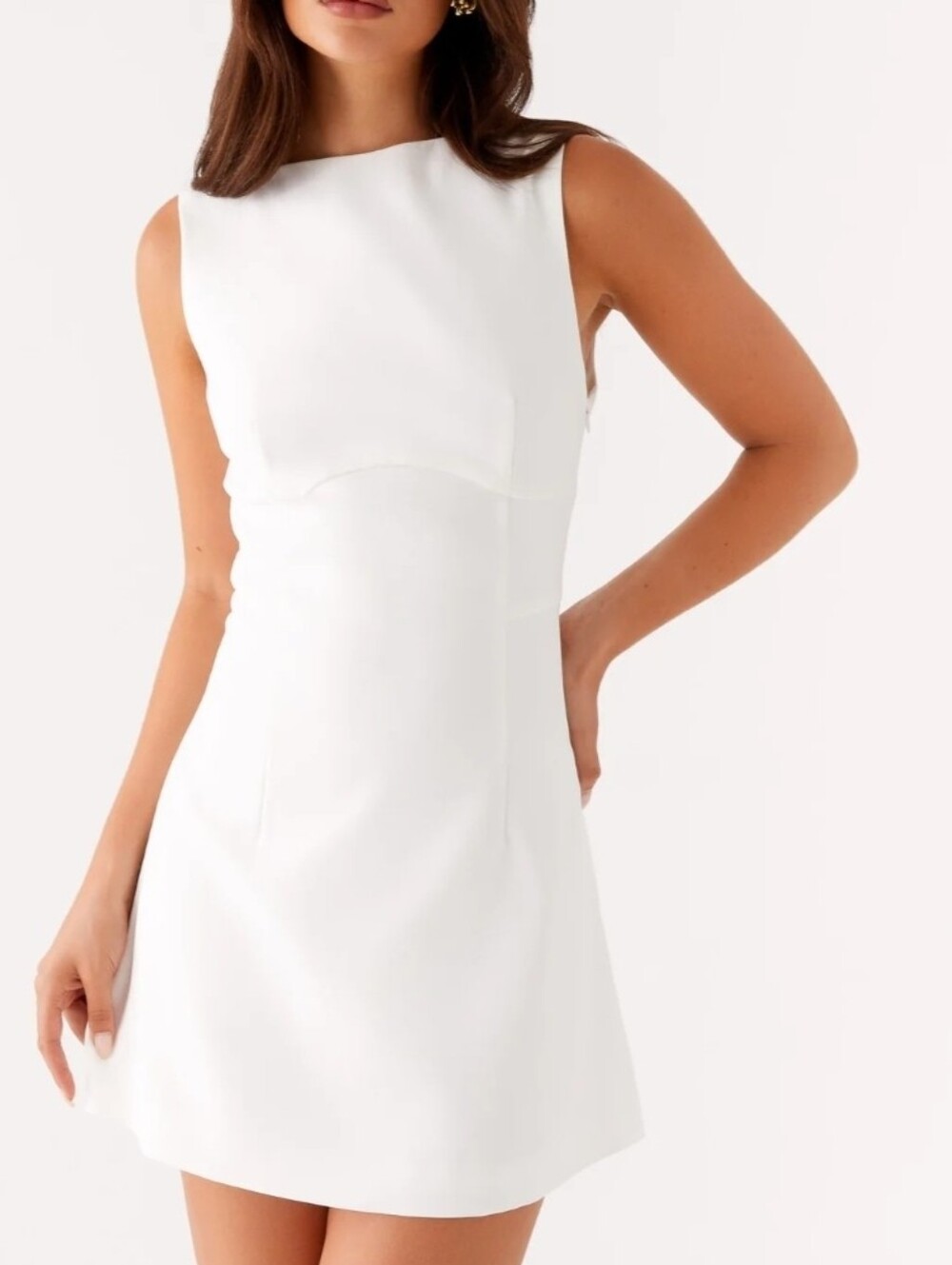 Peppermayo | Lulita Mini Dress Size US 12 In White